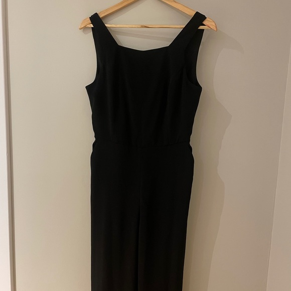 Black Tie Back Jumpsuit - Picture 6 of 8